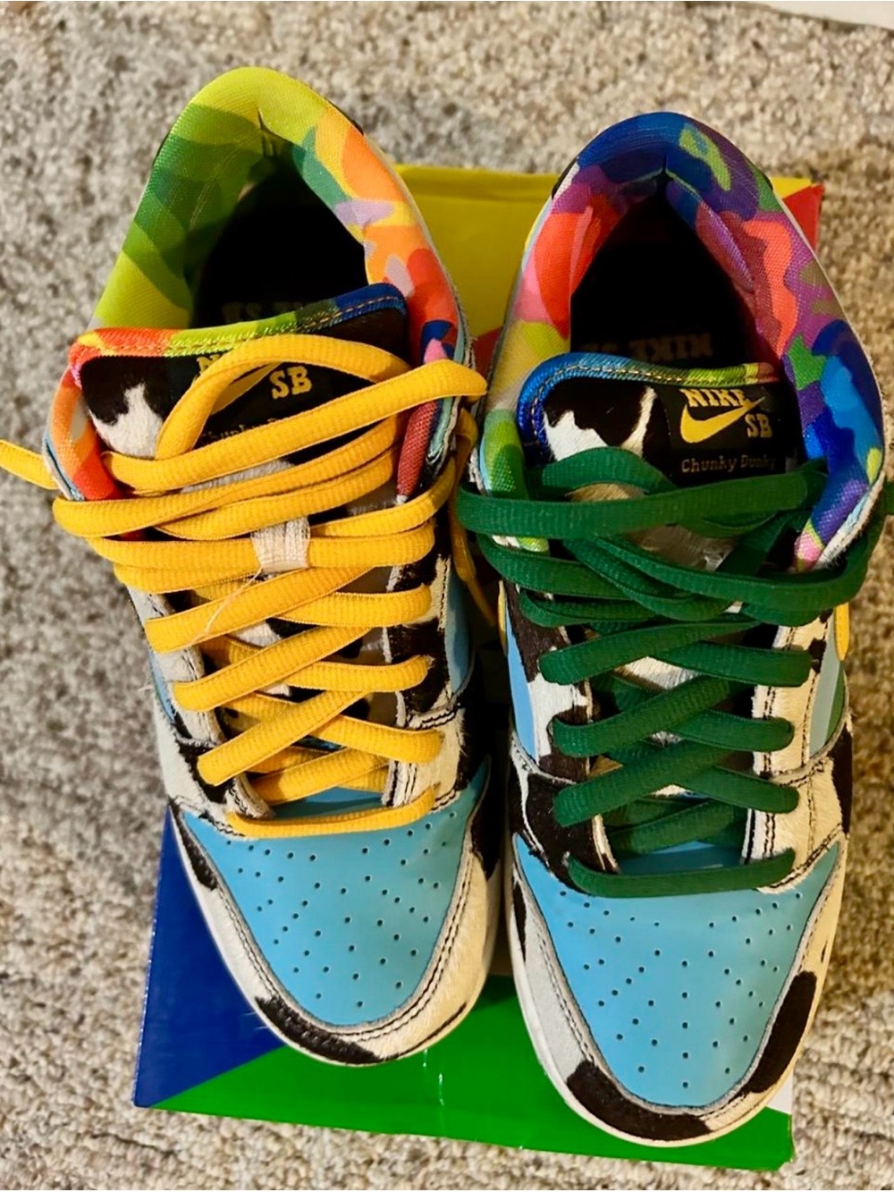Nike SB × Ben and Jerry's ice cream multicoloured SB dunks sneakers - Picture 4 of 8